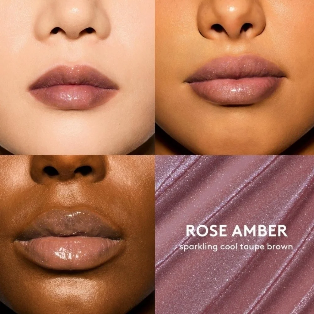 Fenty Beauty Gloss Bomb Oil Luminizing Lip Oil 'N Gloss: Rose Amber-03, .3oz NIB